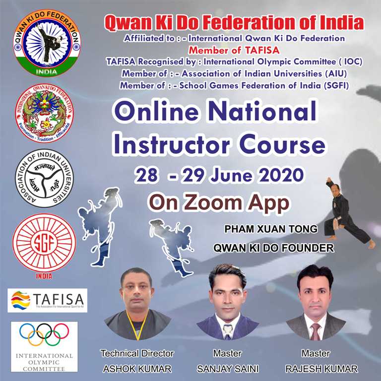 Upcoming Event: Online National Instructor Course 28-29, June 2020